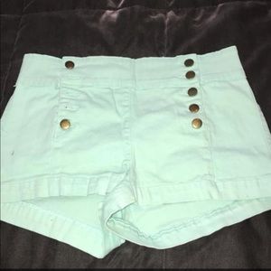 High waisted shorts